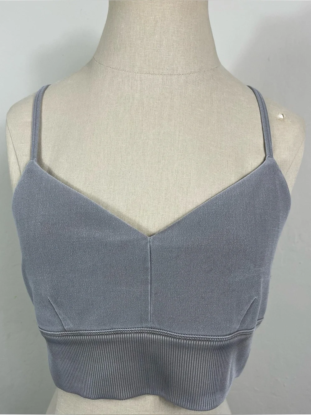 Alo Yoga Lavish Grey Sports Bra
